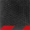 Safety Scrape Slip Resistant Mat with Red Border