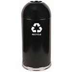 Dome Top Recycling Receptacles