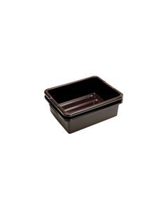 Rubbermaid 3351 Undivided Bus/Utility Box - 21.5" L x 17.13" W x 7" H - 7 1/8 gallon capacity - Brown in Color