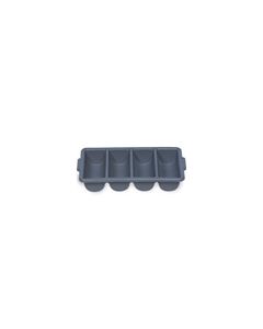 Rubbermaid 3362 Cutlery Bin, 4 Compartments - 21.25" L x 11.5" W x 3.75" H