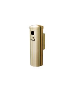 Glaro 4401BE Deluxe Wall Mounted Smokers Post - 3.5" Dia. x 12" H - Saint Brass