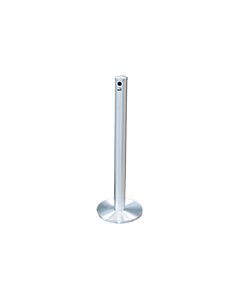 Glaro 4403SA Deluxe Free Standing Smokers Pole - 3.5" Dia. x 42" H - Satin Aluminum