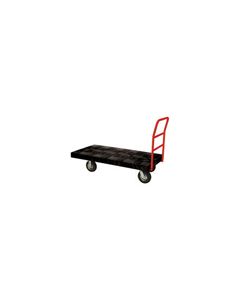 Rubbermaid 4436-10 Standard Platform Truck, 8" dia Pneumatic Rubber Wheels, Crossbar Handle - 48" L x 24" W - 1000 lb capacity