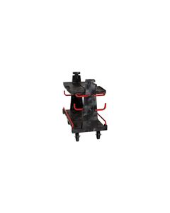 Rubbermaid 4465 Convertible A-Frame Truck - 27" L x 56 3/4" W x 49 1/2" H - 2000 lb. Load Capacity - Black