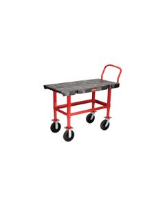 Rubbermaid 4473 Adjustable Work-Height Platform Truck - 24" W x 48" L x 29"-35" H - 2000 lb capacity - Black
