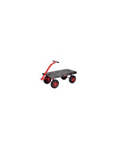 Rubbermaid 4477 5th Wheel Wagon Truck - 24” x 48” - 2000 lb capacity - 12" Pneumatic Wheels