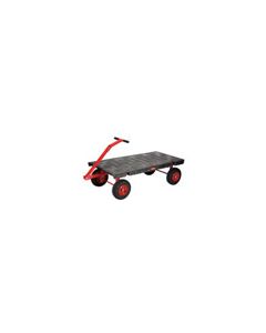 Rubbermaid 4479 5th Wheel Wagon Truck - 30” x 60” - 2000 lb capacity - 12" Pneumatic Wheels