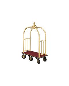 Glaro 8868 Signature Collection Bellman Cart with 6 Wheels - 49.5" L x 25" W x 78" H - Your choice of color