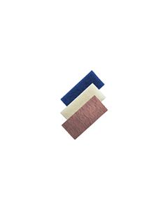 Glit/Microtron 20967 Kleenfast Thickline Utility Pads - Blue - Medium Duty - 4-1/2" x 10" - 4 packs of 5 per case