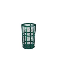 Rubbermaid / United Receptacle SBR52E Powder Coated Steel Mesh Street Basket - 48 Gallon Capacity - 24" Top Dia. x 33" H