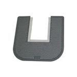 Impact Products 1550 Disposable Toilet Floor Mat - Gray in Color - Orchard Zing Fragrance - 1 box of 6