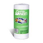 Kruger Products White Swan Professional Towels, 2-Ply, 10.9" x 8.6" - 30 rolls per case - 85 sheets per roll - 2,550 sheets per case
