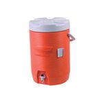 Rubbermaid 168301 Insulated Beverage Container, Orange - 12.5" L x 11" W x 16.7" H - 3 gallon capacity