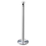 Glaro 2403SA Value-Max Free Standing Smokers Pole - 3" Dia. x 43.5" H - Satin Aluminum