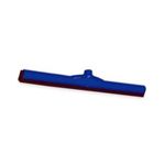 Janisan 24BL-P12 Color-Coded Moss Rubber Floor Squeegee - 24" wide - Blue in Color