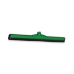Janisan 24GN-P12 Color-Coded Moss Rubber Floor Squeegee - 24" wide - Green in Color