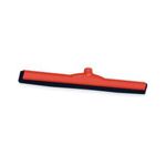 Janisan 24RD-P12 Color-Coded Moss Rubber Floor Squeegee - 24" wide - Red in Color