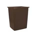 Rubbermaid 256B Glutton Trash Container - 56 Gallon Capacity - 25.5" L x 22.75" W x 31.13" H