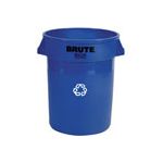 Rubbermaid 2620-73 BRUTE Recycling Container without Lid - 20 Gallon Capacity - 19.5" Dia. x 22.88" H