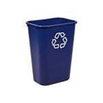 Rubbermaid 2957-73 Deskside Recycling Container, Large with Universal Recycle Symbol - 41 1/4 Quart Capacity - 15.25" L x 11" W x 19.88" H