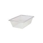 Rubbermaid 3322 26" x 18" x 8" Colander for Food Boxes - Clear in Color