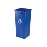 Rubbermaid 3569-73 Untouchable Square Recycling Container - 23 U.S. Gallon Capacity - Blue in Color