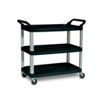 Rubbermaid 4091 Utility Cart, Open Sided - 40.63" L x 20" W x 37.81" H - 300 lb capacity
