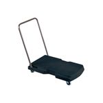 Rubbermaid 4400 Triple Trolley, Utility Duty with Straight Handle and 3" Casters - 32.5" L x 20.5" W - 250 lb capacity