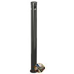 Glaro 4406 Deluxe Surface Mount Smokers Pole - 3.5" Dia. x 42" H - Assorted Colors