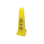 Rubbermaid 6276-87 Safety Cone 36" (91.4 cm) with Multi-Lingual "Caution, Safety First" Imprint