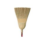 Rubbermaid 6384 Corn Broom, Warehouse, 1 1/8" dia Stained/Lacquered Handle
