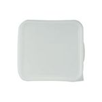 Rubbermaid 6523 Lid for 6312, 6318, 6322, 9F07, 9F08, 9F09 Space Saving Containers - 11.31" L x 10.5" W - White