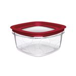 Rubbermaid 7H78TR Premier Small Capacity Storage Container with Lid - 9.44" Sq. x 3.31" H - 9 cup capacity