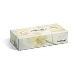 Kruger Products Embassy Supreme Facial Tissue Flat Pack, 2-Ply, 7.5" x 8.4" sheet size - 100 sheets per box - 36 boxes per case - 3600 sheets per case