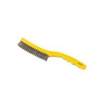 Rubbermaid 9B48 Stainless Steel Wire Brush, Long Plastic Handle - 14" in Length - 3" x 19" Bristle Pattern
