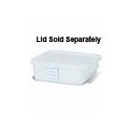 Rubbermaid 9F03 Space Saving Square Container - 8.75" L x 8.31" W x 2.1" H - 2 Qt. Capacity - White
