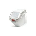 Rubbermaid 9G57 100 Cup Safety Storage Bin with 2 Cup Scoop - 23.5" L x 11.5" W x 16.88" H - .836 cu. ft capacity