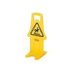 Rubbermaid 9S09 Stable Safety Sign with "Caution" Imprint, English, Spanish, French