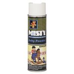 Amrep Misty Premium Hand-Held Space Spray Air Freshener - 10 oz. can - 1 case of 12 cans - Baby Powder