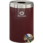 Glaro B2032 "RecyclePro 1" Receptacle with Round Opening - 33 Gallon Capacity - 20" Dia. x 31" H - Assorted Colors