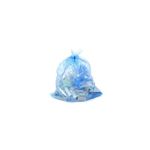 Napco Bag ST404612XT Blue Recycle Trash Bags - 40 x 46 - 40-45 Gallon Capacity - Extra Heavy Duty - 1.2 Mil - 100 per case - Flat Pack