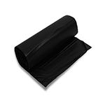 Janisan HDR3860-22-BLK High-Density Mini-Roll Black Trash Bags - 38 x 60 - 60 Gallon Capacity - 22 Micron - 150 per case - Perforated Roll