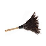 Lambskin D12SEC Economy Ostrich Feather Duster 6" Plume, shaped handle, 12" overall Length