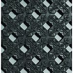 Crown Mats 779 Ergo-X-treme Grit-Safe Large Drain Opening Mat for Oily Areas - Black in Color