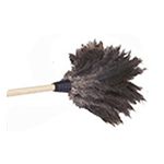 Lambskin D23SEC Economy Ostrich Feather Duster - 12" Plume, 3/4" Dowel handle, 23" overall length