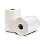 EnviroPaper Recycled White Roll Towels- 8" Roll- 600 Feet Per Roll - 12 Rolls Per Case