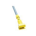 Rubbermaid H225 Gripper Clamp Style Wet Mop Handle, Plastic Yellow Head, Gray Aluminum Handle - 54" in Length