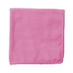 Janisan MF16P Microfiber General Purpose Cloth - 16" x 16" - Pink in Color