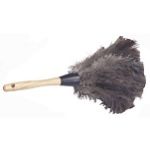 Lambskin P28G Premium Grey Feather Duster - 11" Plume, 28" overall length