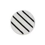 Rubbermaid Q261-00 21" Diameter Microfiber Carpet Bonnet - White in Color